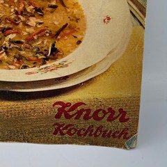 Knorr Kochbuch Cookbook Pamphlet Multicolor Vtg German Recipes Advertising Retro