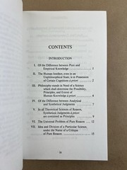 Critique of Pure Reason; Immanuel Kant, Prometheus, 1990, TPB, Meiklejohn