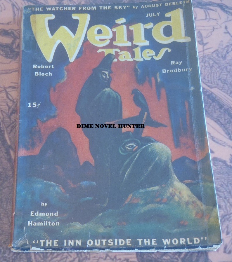 WEIRD TALES JULY 1945 “THE DEAD MAN” RAY BRADBURY COVER PULPS MAGAZINE