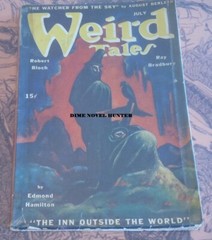 WEIRD TALES JULY 1945 “THE DEAD MAN” RAY BRADBURY COVER PULPS MAGAZINE