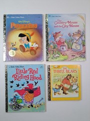 Wholesale Lot 4 Vintage A Little Golden Book Childrens Books