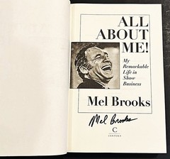 All About Me! Mel Brooks SIGNED Autographed First Edition 1st Print Hardcover DJ