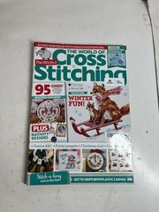 World of Cross Stitching Magazine Lot 14 Issues UK Ex-Library 2025-2022 Mixed