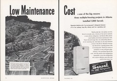 1949 Ad * Oglethorpe * Golf Club * Chamblee Apartments Atlanta GA Servel Fridge