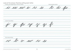 Cursive Workbook Writing Handwriting Practice Tracing Letters Ages 8 to 10 – NEW