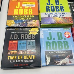Large Lot Of 17 Nora Roberts As JD Robb Audio Books On CD In Death Series