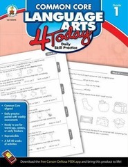 Carson Dellosa | Common Core Language Arts 4 Today Workbook | 1st Grade, 96pgs