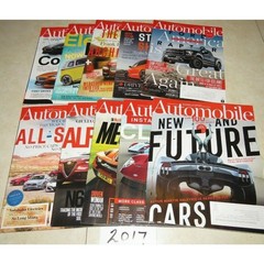Automobile Magazine 2017 Lot of 10 Issues Full Year By Motortrend Group Car