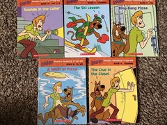Scooby-Doo Phonics Reading Program Incomplete- 5 Books 3, 4, 8, 9 & 12Scholastic