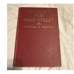 The Gospel for Main Street by Charles Reynolds Brown Hardcover 2nd 1930 Christi…
