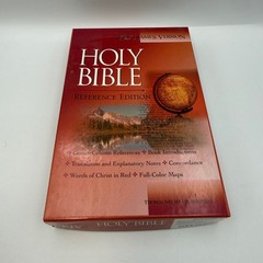 Thomas Nelson KJV Holy Bible Reference Edition Burgundy Genuine Leather 2006BG