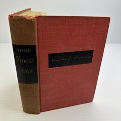 Their Finest Hour Winston S. Churchill Hardcover The Second World War Series #2