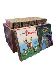 Huge Lot of 72 Vintage Little Golden Books Disney Sesame Street Looney Tunes