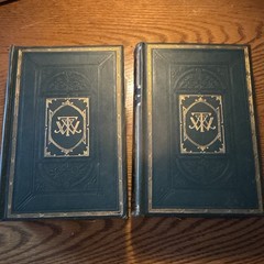 First edt. Vols 1&2 Thackeray Vanity Fair Smith, Elder London 1869 HC Illustr.