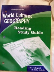 McDougal Littell World Cultures & Geography: Reading Study Guide Grades 6-8