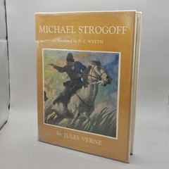 VTG MICHAEL STROGOFF by Jules Verne, Illustrated by N C WYETH HBDJ 1955