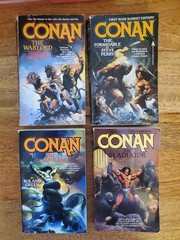 Conan Tor PB Lot Of 4 The Warlord, Formidable, Relentless, Gladiator – 1st Print