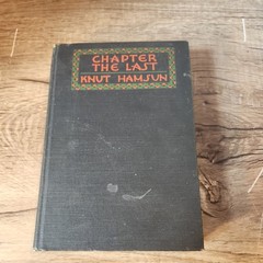 HAMSUN, Knut “Chapter the Last” [Alfred A. Knopf, 1929] 1st US Edition