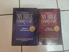 The Zondervan NIV Bible Commentary 2 Volumes Barker Kohlenberger 1994 Hardcover