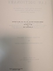 BLACK’S LAW DICTIONARY Revised Fourth 4th Edition 1968 Henry Campbell Black HC