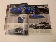 MotorTrend January 2015 Magazine Ripped Cover 114 Pages Acura Vision Board