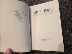 Mr. Bridge by Evan S Connell North Point Press 1981 trade pb dust jacket #S186