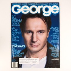 George Magazine 1999 Lot of 9 Issues Ben Stiller Rob Lowe Garth Brooks Liam Nees