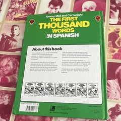 Usborne The First Thousand Words in Spanish A1 Beginner Hardcover 1984