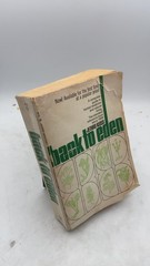 Back to Eden Jethro Kloss Hardcover 1971