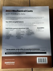 Mechanical Costs with RSMeans Data : 2023 by Gordian (2022, Trade Paperback)