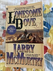 Lonesome Dove Paperback, McMurtry Larry Acceptable First Pocket Books Printing