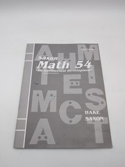 Saxon Math 54 Test Forms by Steven Hake; John – Good