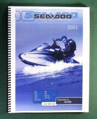 2001 SeaDoo XP / RX DI / GTX DI Operator’s Manual with Protective Covers