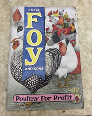 Early Original VINTAGE FRANK FOY & SONS “POULTRY FOR PROFIT” BOOKLET, CHICKENS