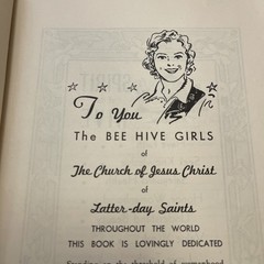 Bee Hive Girls Handbook 1947 LDS Young Womens Manual Mormon Later-Day Saint Vtg
