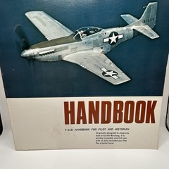 Vintage F-51D Mustang Handbook paperback for pilot and historian- Preowned
