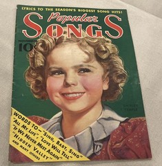 Popular Songs (1936 Dell Publishing) Magazine Vol. 2 #7 Shirley temple