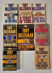 Tony Hillerman lot of 8 Mystery Novels Leaphorn Chee and others good preowned