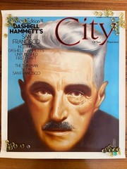 Original 1975 Dashiell Hammett San Francisco Magazine Promotional Poster 22×26