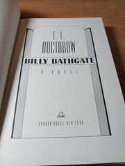 1989 BILLY BATHGATE HARDCOVER BOOK BY E.L. DOCTOROW – 1ST EDITION – KD 9194