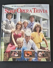 Vintage SOAP OPERA TRIVIA BOOK From 1985 Q&A on All Major TV Soaps Of The 1980s