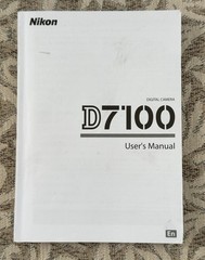 Nr Mint! Genuine Nikon D7100 Instruction User’s Guide Manual Book – 355 pages