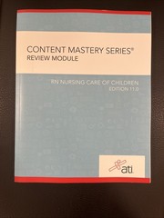 ATI Content Mastery Series RN Nursing Review Modules Lot of 9 Mixed Editions
