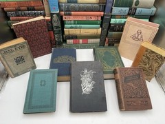 Lot of 20 Vintage Old Rare Antique Hardcover Books – Mixed Color – Random