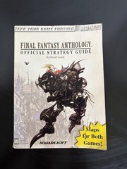 Final Fantasy Anthology Walkthrough Brady Games Strategy Guide Water Damage