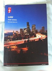 ICAEW Law Study Manual – For Exams From 2015