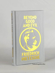 BEYOND GOOD AND EVIL by Frederich Nietzsche Deluxe Compact Gilded Pages NEW