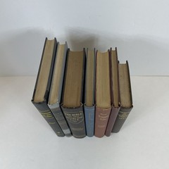 Lot of 7 Vintage Pastors Library Theology Books Christian Decorative 1900s