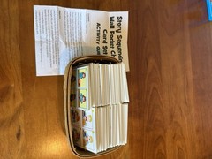 Story Sequencing Wall Pocket Chart Card Set organized in Longaberger basket