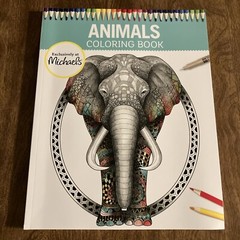 Animals Coloring Book, Paperback, LIKE NEW (952)